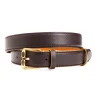 Belts<Il Micio Slim Handmade Calf Leather Belt Brown