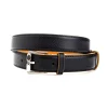 Belts<Il Micio Slim Handmade Calf Leather Belt Black
