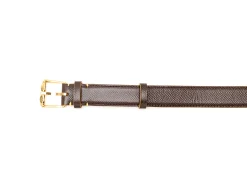 Belts<Il Micio Slim Handmade Calf Leather Belt Brown