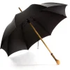 Umbrellas<Fox Umbrellas Solid Ash Knob Black