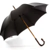 Umbrellas<Fox Umbrellas Solid Bark Chestnut Black