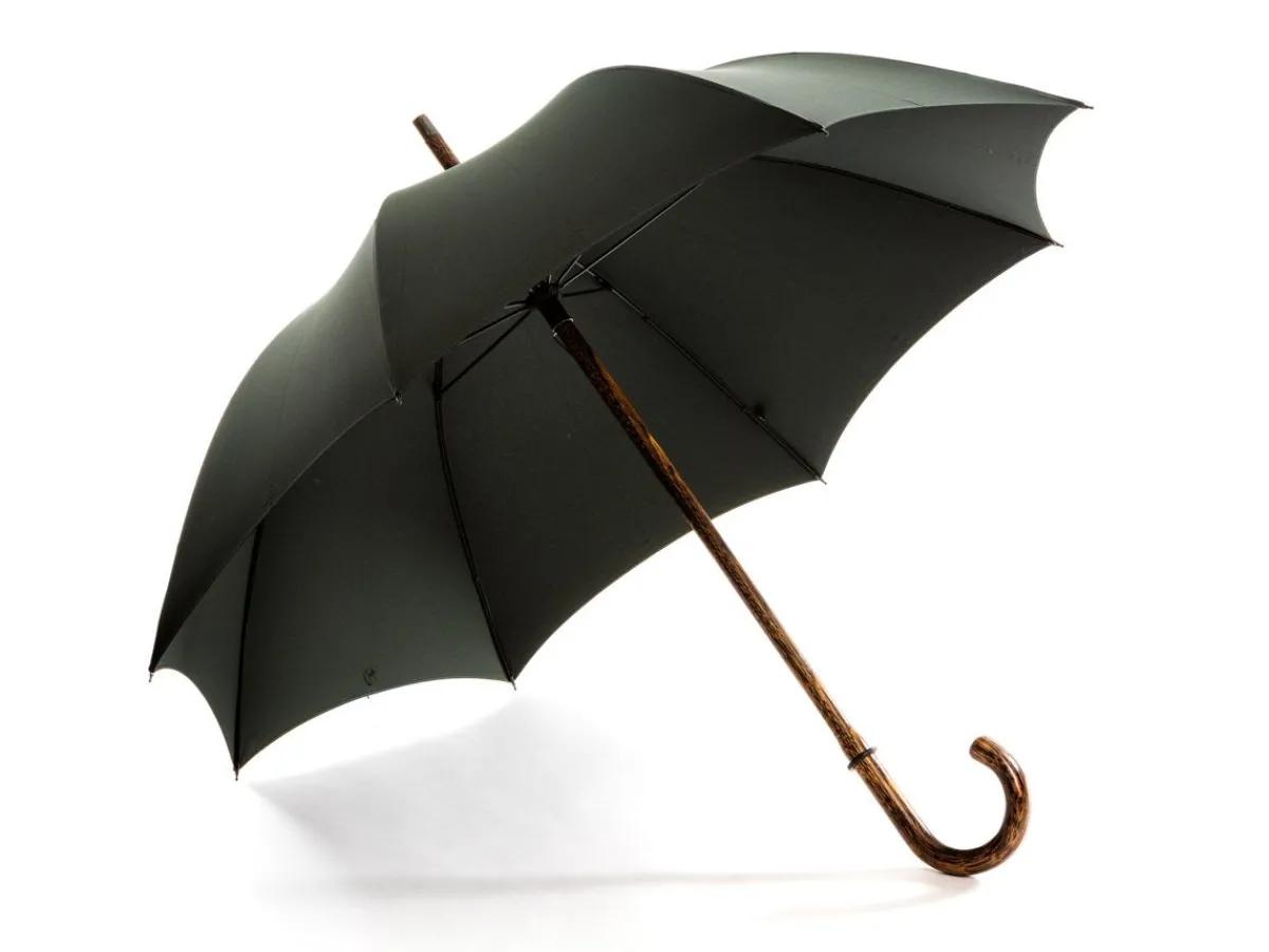 Umbrellas<Fox Umbrellas Solid Oak Dark Green