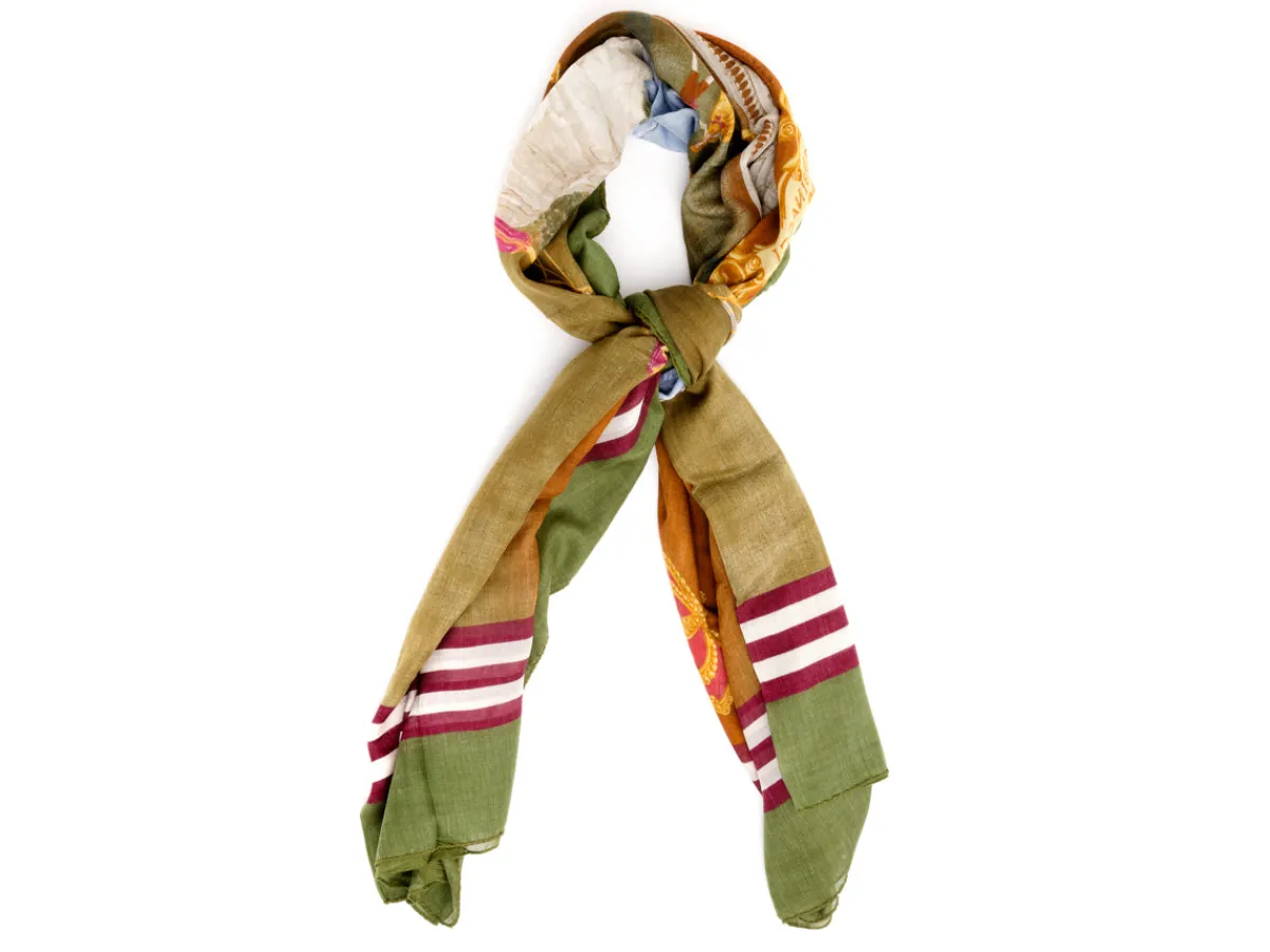 Scarves<Rubinacci Stole Alberto Della Cuccagna Green