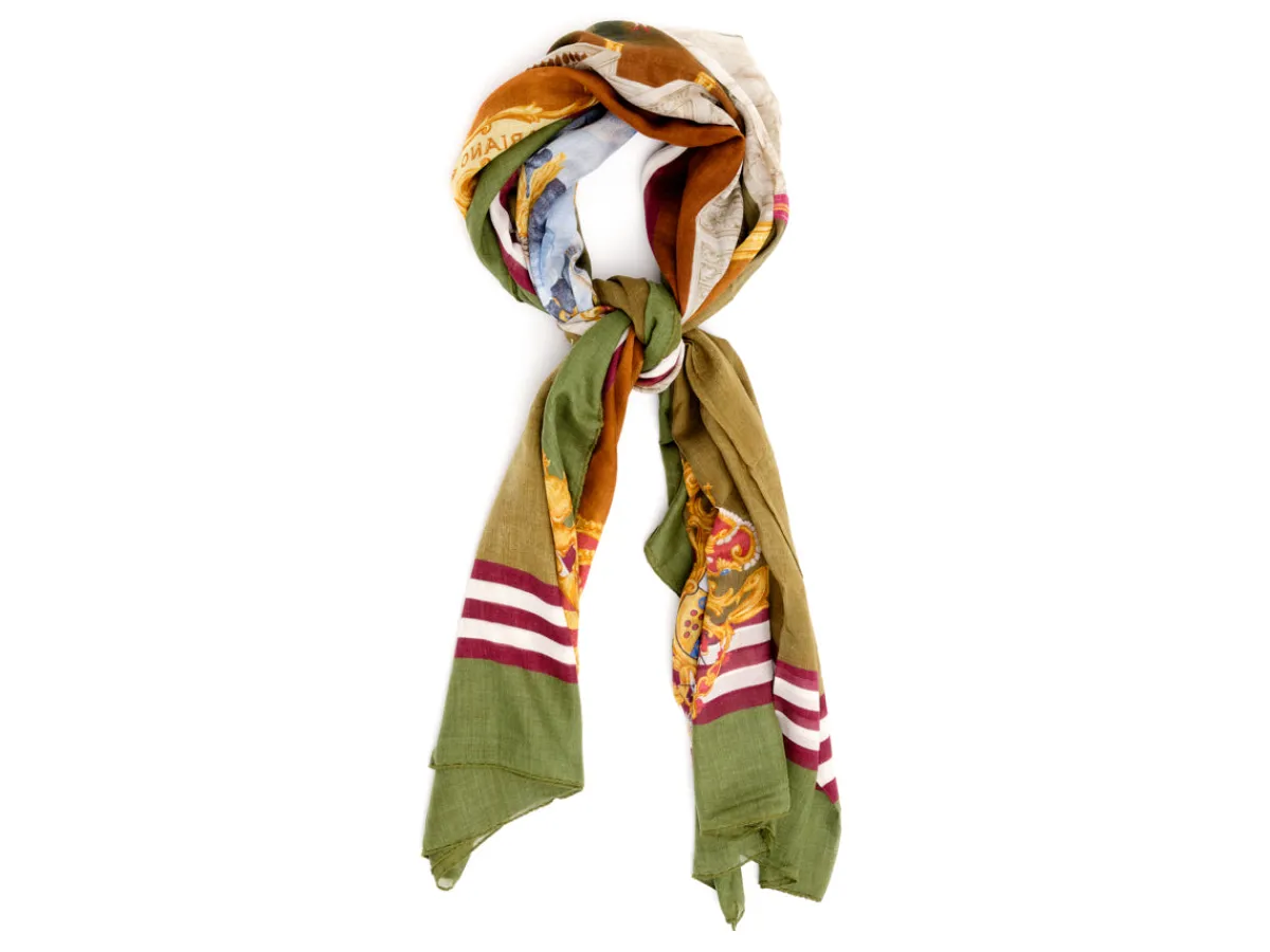 Scarves<Rubinacci Stole Alberto Della Cuccagna Green