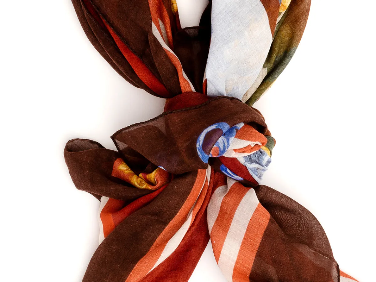 Scarves<Rubinacci Stole Alberto Della Cuccagna Brown