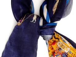 Scarves<Rubinacci Stole Alberto Della Cuccagna Navy