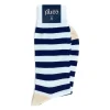 Socks<Corgi Striped Socks Light Blue