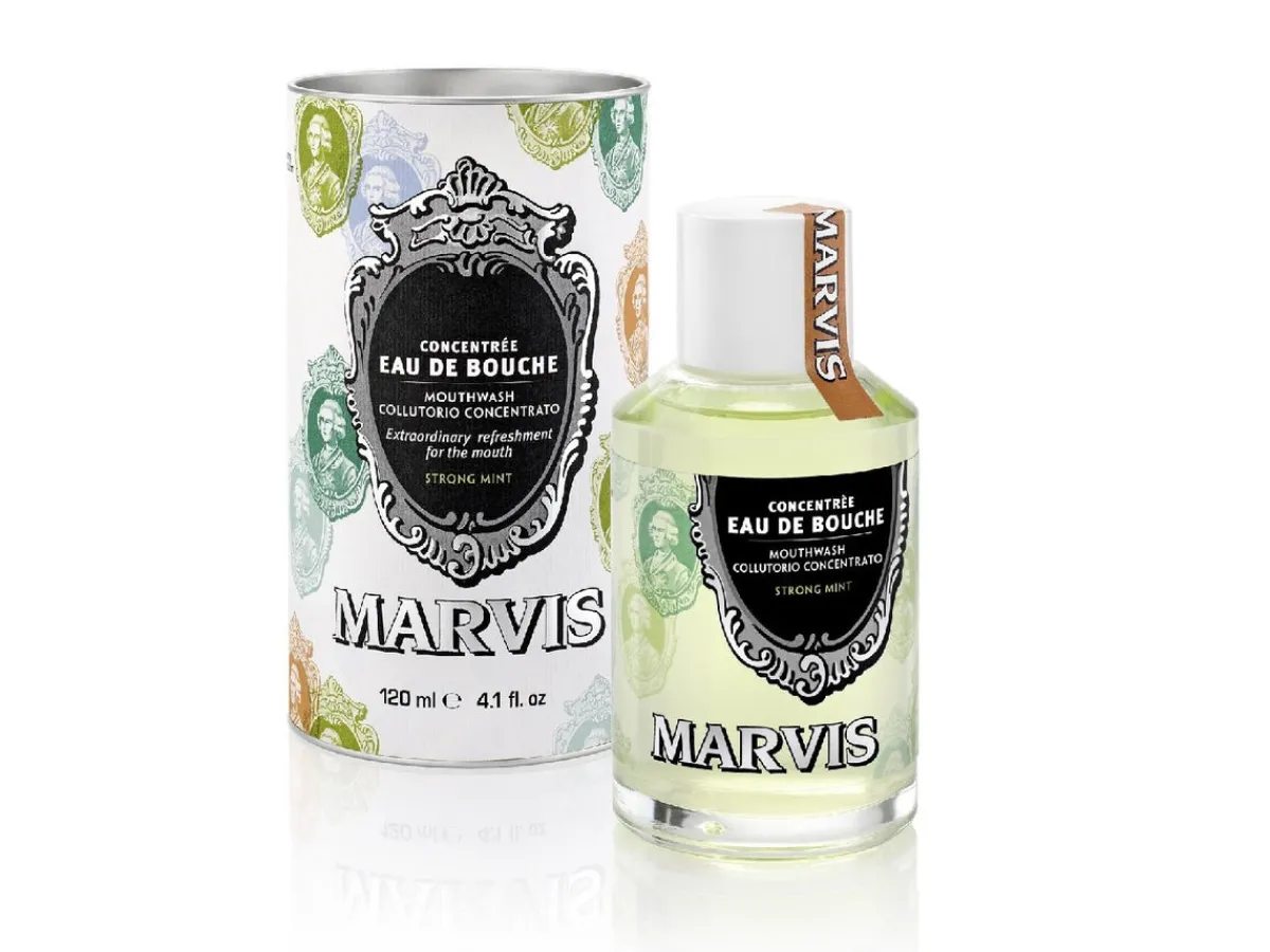 Toothpaste<Marvis Strong Mint Mouthwash