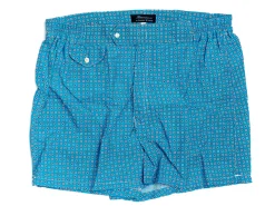 Swimwear | Swimwear<Double Monk Swimming Trunks Floral Light Blue