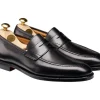Summer Shoes | Penny Loafers<Crockett & Jones Sydney Black Calf [PRE-ORDER]