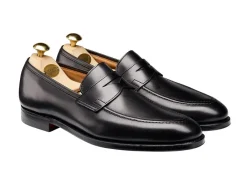 Summer Shoes | Penny Loafers<Crockett & Jones Sydney Black Calf [PRE-ORDER]