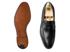 Summer Shoes | Penny Loafers<Crockett & Jones Sydney Black Calf [PRE-ORDER]