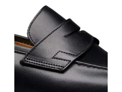 Summer Shoes | Penny Loafers<Crockett & Jones Sydney Black Calf [PRE-ORDER]