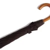 Umbrellas<Fox Umbrellas Telescopic Malacca Handle Brown