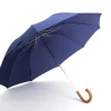 Umbrellas<Fox Umbrellas Telescopic Malacca Handle Navy & White Polka Dot