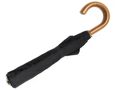 Umbrellas<Fox Umbrellas Telescopic Malacca Handle Black