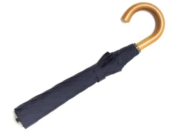 Umbrellas<Fox Umbrellas Telescopic Malacca Handle Navy