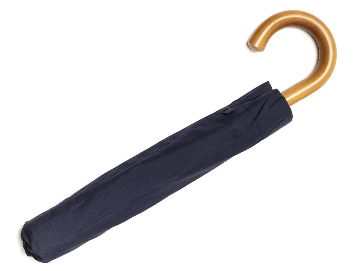 Umbrellas<Fox Umbrellas Telescopic Malacca Handle Navy