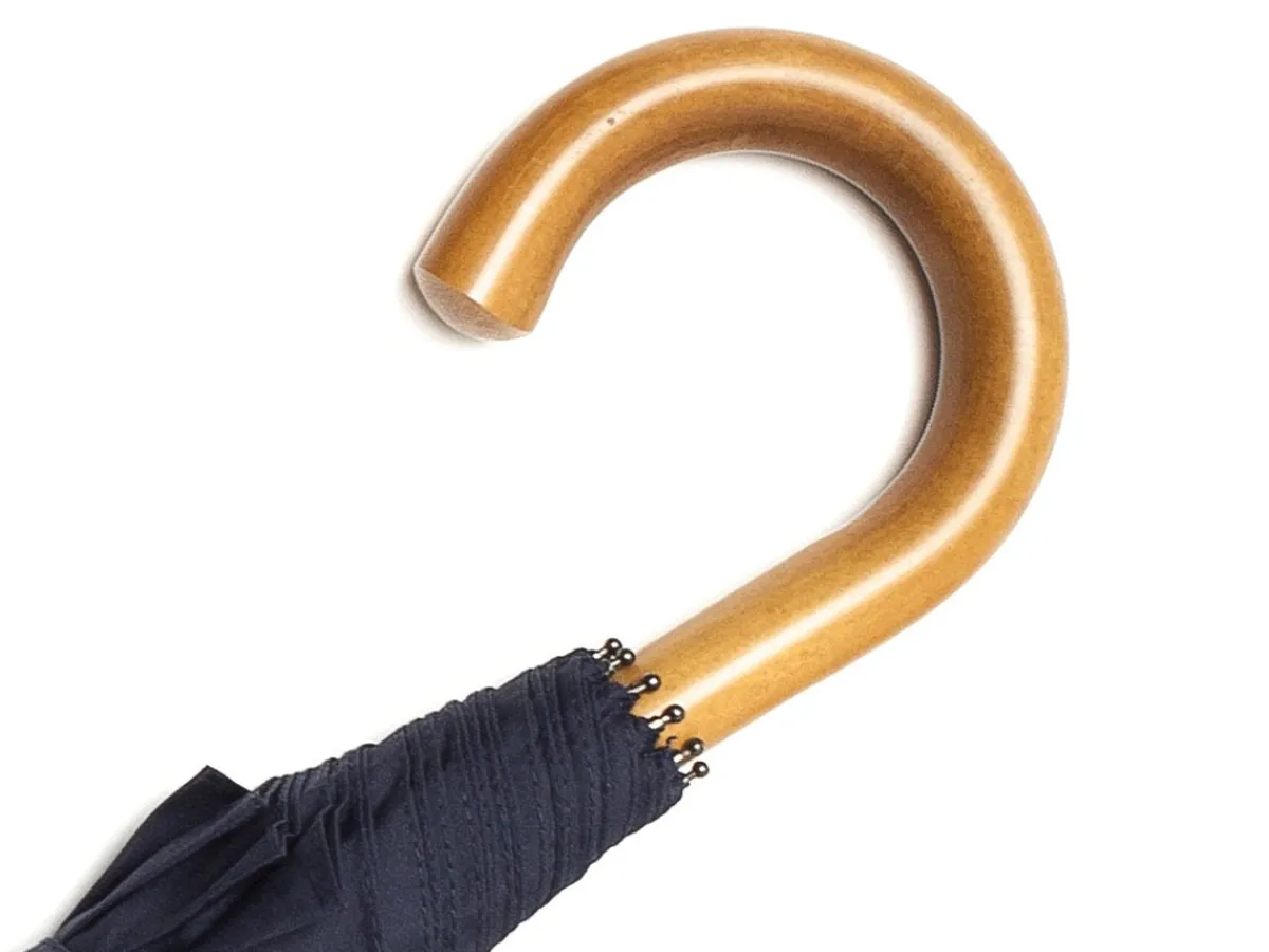 Umbrellas<Fox Umbrellas Telescopic Malacca Handle Navy