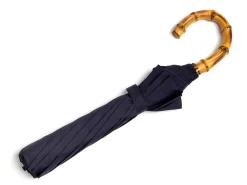 Umbrellas<Fox Umbrellas Telescopic Whangee Handle Navy