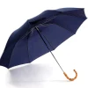 Umbrellas<Fox Umbrellas Telescopic Whangee Handle Navy & White Polka Dot
