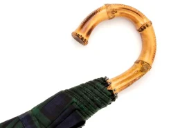 Umbrellas<Fox Umbrellas Telescopic Whangee Handle Black Watch Tartan