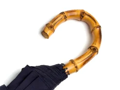 Umbrellas<Fox Umbrellas Telescopic Whangee Handle Navy