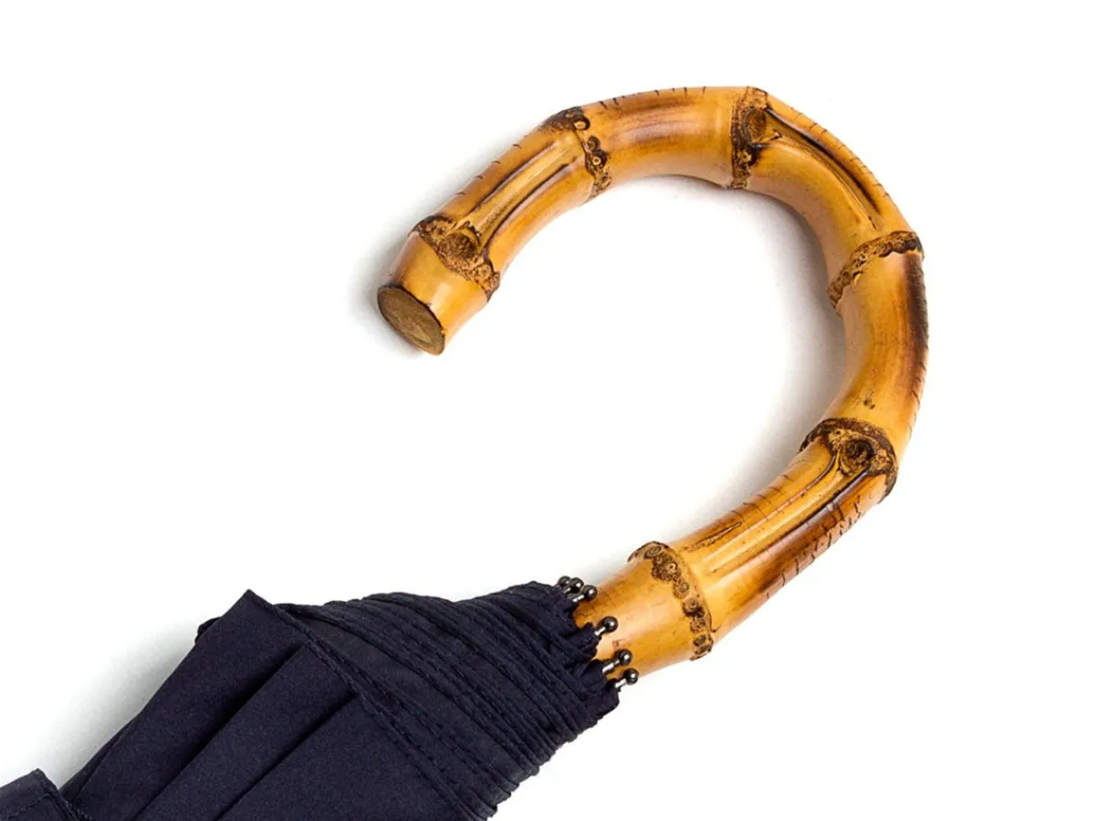Umbrellas<Fox Umbrellas Telescopic Whangee Handle Navy