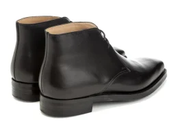 Rubber Soles | Boots<Crockett & Jones Tetbury Black Wax Calf