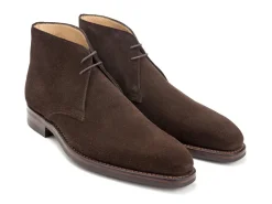Rubber Soles | Boots<Crockett & Jones Tetbury Dark Brown Suede