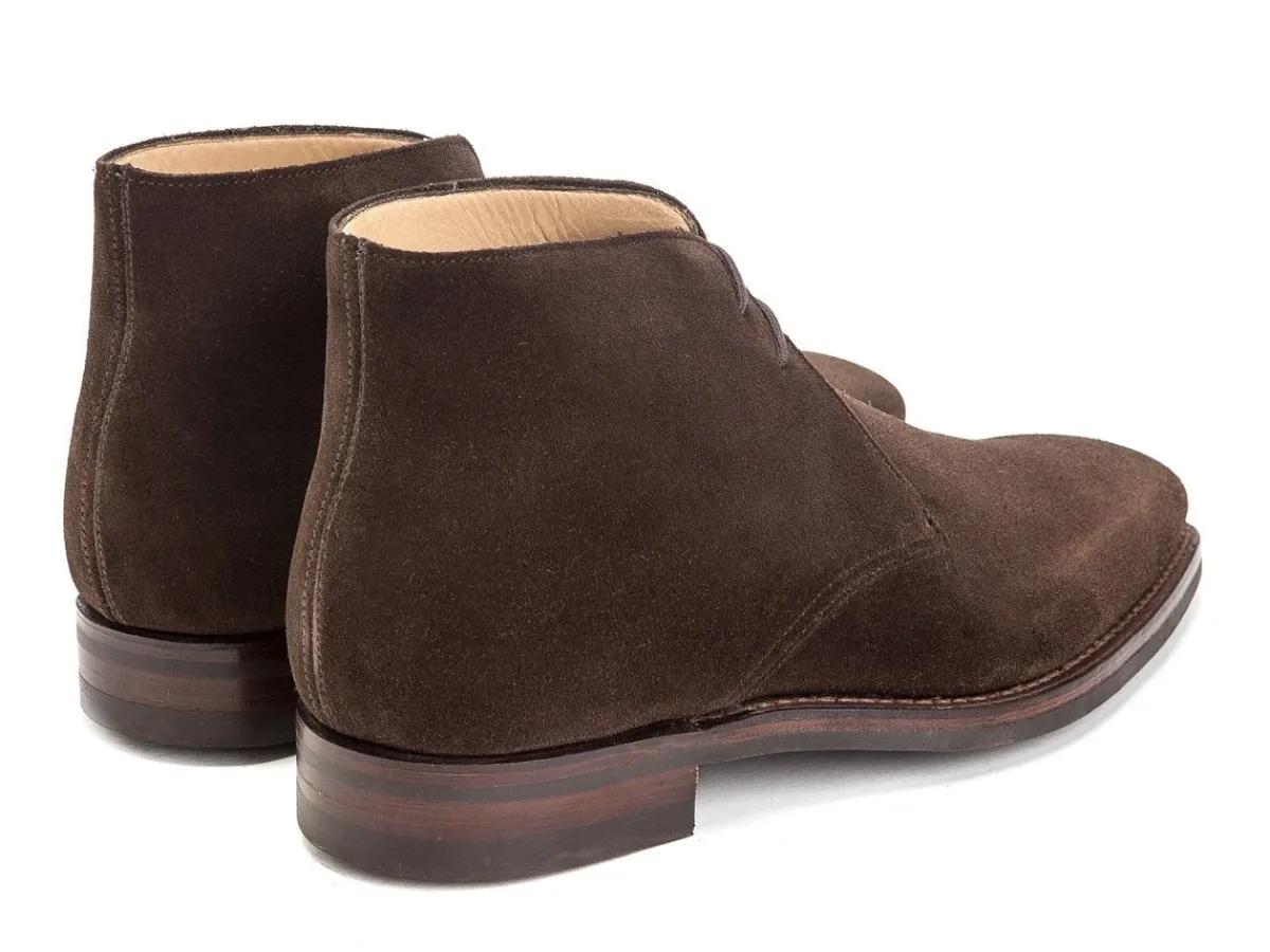 Rubber Soles | Boots<Crockett & Jones Tetbury Dark Brown Suede