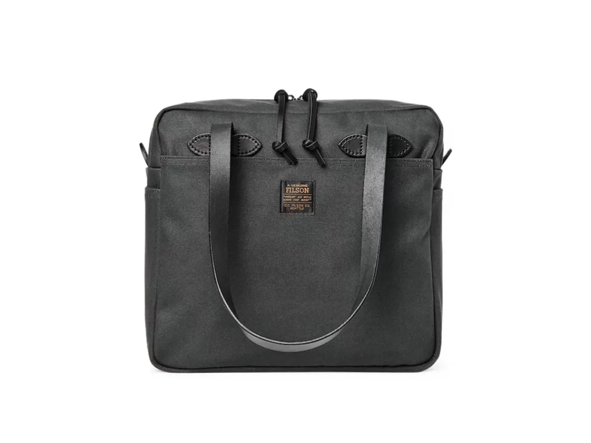 Luggage<Filson Tote Bag With Zipper Faded Black - Limited Edition