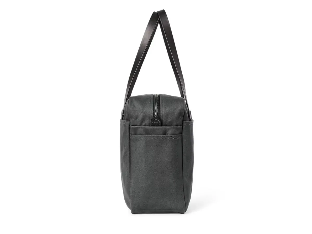 Luggage<Filson Tote Bag With Zipper Faded Black - Limited Edition