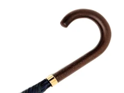 Umbrellas<Fox Umbrellas Tube Dark Brown Handle Black Watch Tartan