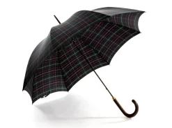 Umbrellas<Fox Umbrellas Tube Dark Brown Handle Colquhoun Tartan