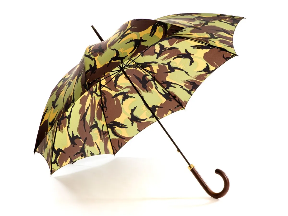 Umbrellas<Fox Umbrellas Tube Dark Grain Handle Camouflage