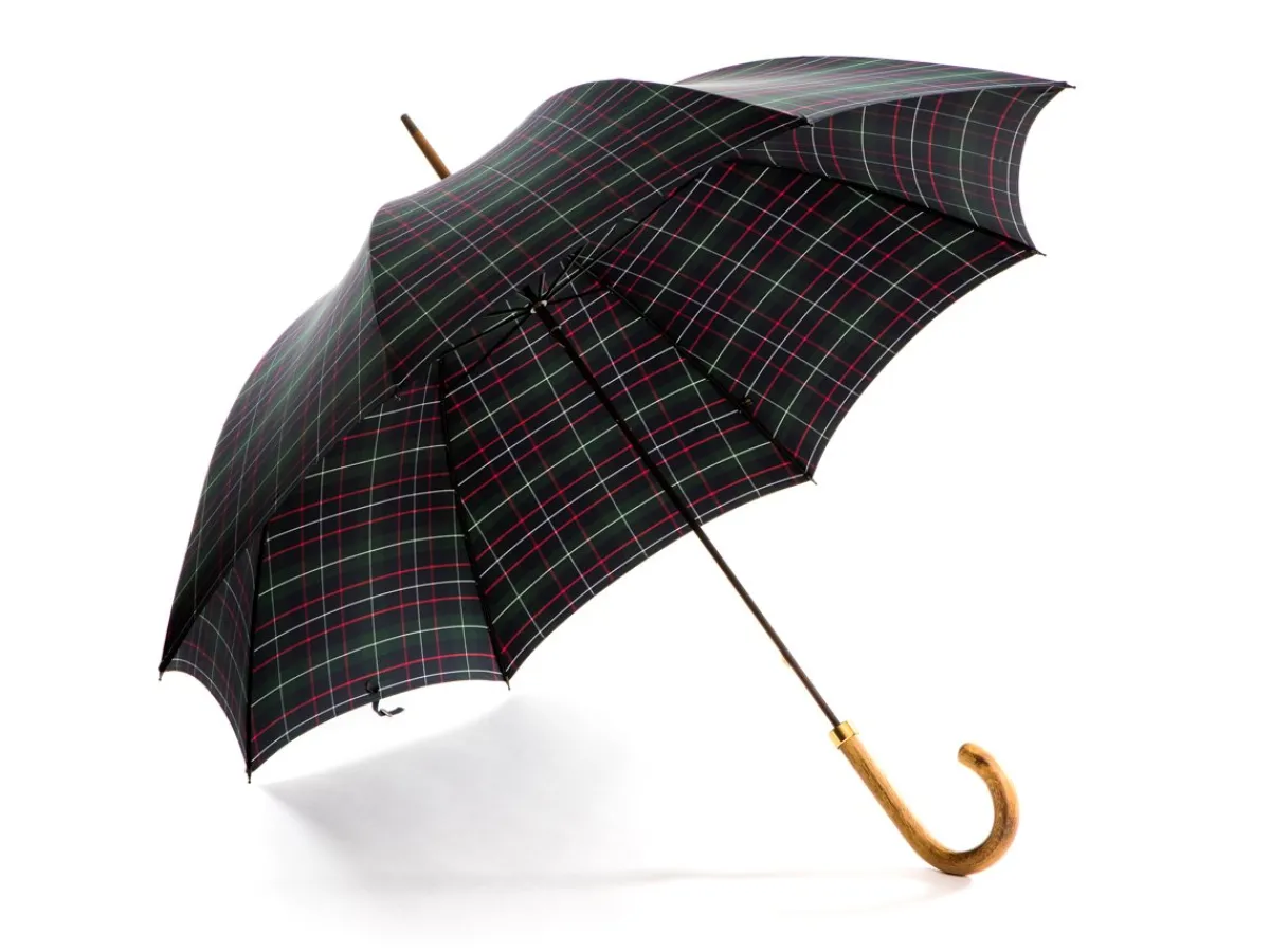 Umbrellas<Fox Umbrellas Tube Light Grain Handle Colquhoun Tartan