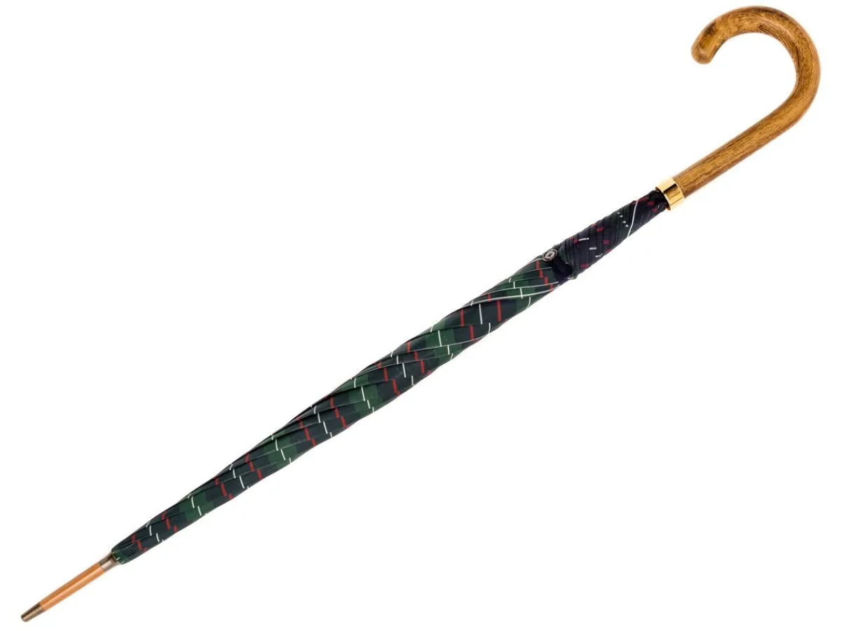 Umbrellas<Fox Umbrellas Tube Light Grain Handle Colquhoun Tartan