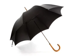 Umbrellas<Fox Umbrellas Tube Malacca Handle with Sterling Silver Fixtures Black