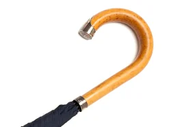Umbrellas<Fox Umbrellas Tube Malacca Handle with Sterling Silver Fixtures Navy