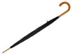 Umbrellas<Fox Umbrellas Tube Malacca Handle with Sterling Silver Fixtures Black