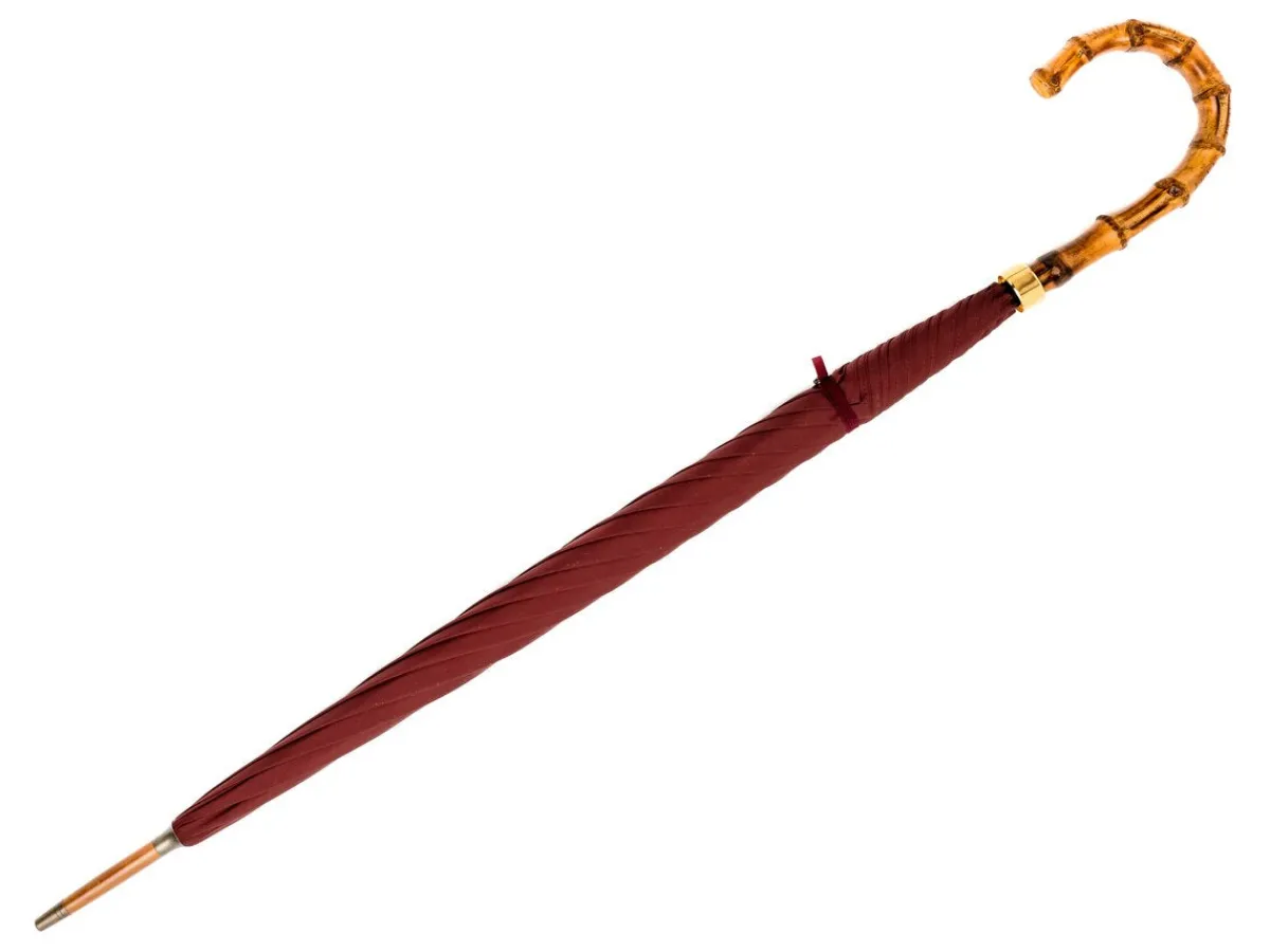 Umbrellas<Fox Umbrellas Tube Whangee Handle Bordeaux
