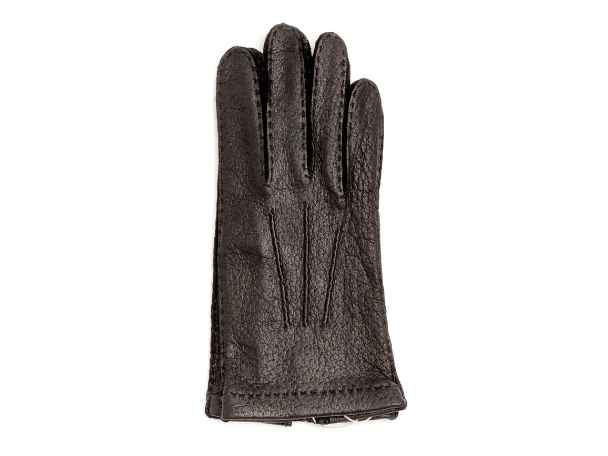 Gloves<Merola Unlined Pecary Gloves Black