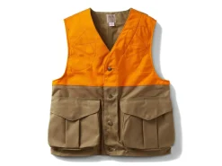Vests | Outerwear<Filson Upland Hunting Vest Tan & Orange