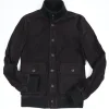 Outerwear | Jackets<Valstar ino Lined Navy Suede