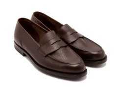 Summer Shoes | Penny Loafers<Crockett & Jones Vaucluse Dark Brown Country Calf