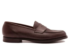Summer Shoes | Penny Loafers<Crockett & Jones Vaucluse Dark Brown Country Calf