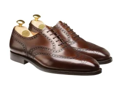 Rubber Soles | Oxfords<Crockett & Jones Westgate 2 Dark Brown Burnished Calf [PRE-ORDER]