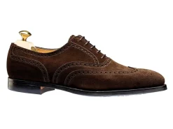 Suede | Rubber Soles<Crockett & Jones Westgate 2 Dark Brown Calf Suede