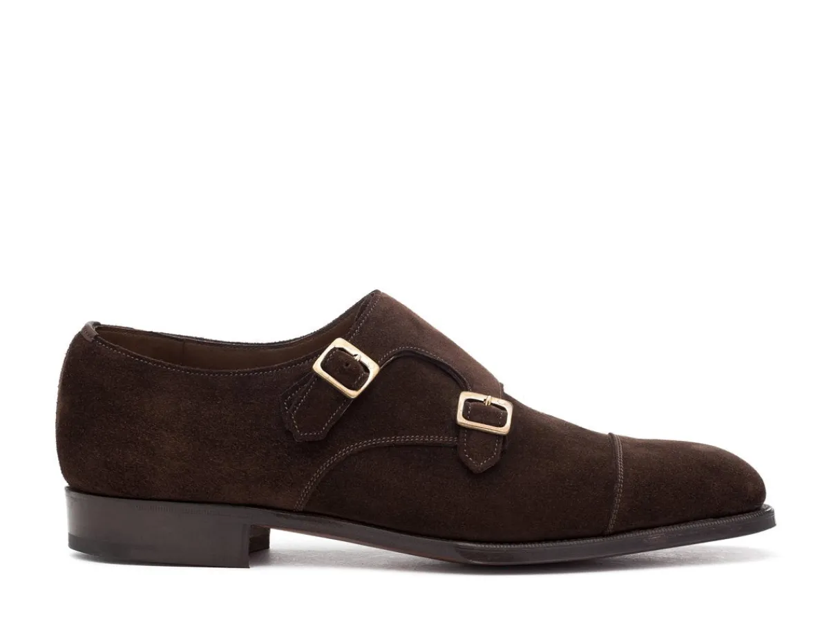 Wide Fitting | Monk Straps<Edward Green Westminster Mink Suede F-width